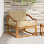 Lauko Vidurinis Sofa Kietos akacijos mediena