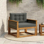 Lauko Vidurinis Sofa Kietos akacijos mediena