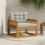 Lauko Vidurinis Sofa Kietos akacijos mediena