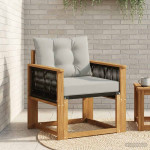Lauko Vidurinis Sofa Kietasis akacijos medis ir Textilene