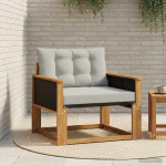 Lauko Vidurinis Sofa Kietasis akacijos medis ir Textilene