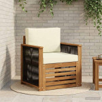Lauko Vidurinis Sofa Natūralus ir grietinėlė