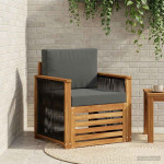 Lauko Vidurinis Sofa Natūralus ir antracitas