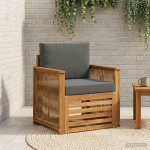 Lauko Vidurinis Sofa Natūralus ir antracitas