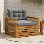 Lauko Vidurinis Sofa Natūralus ir antracitas