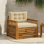 Lauko Vidurinis Sofa Natūralus ir bežinis