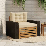Lauko Vidurinis Sofa Natūralus ir bežinis