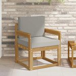 Lauko sofa Poliesteris Balta ir šviesiai pilka