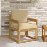 Lauko sofa Poliesteris Balta ir Bežė