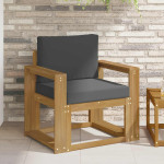 Lauko sofa Poliesteris Balta ir antracito