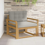 Lauko Vidurinis Sofa Poliesteris Balta