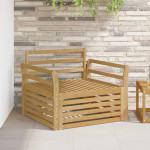 Lauko sofa Kietos akacijos mediena Balta