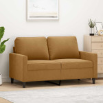 Dvivietė sofa, rudos spalvos, 120cm, aksomas