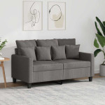 Dvivietė sofa, taupe spalvos, 120cm, audinys