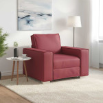 Sofa Kėdė Vyno raudona 100 cm Dirbtinė oda