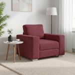 Sofa Kėdė Vyno raudona 100 cm audinys