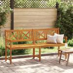Lauko suolas 180 x 56 x 90 cm Kietos akacijos mediena Natūrali