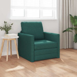 Sofa lova Tamsiai žalia 74 x 77 x 81 cm audinys