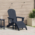 Adirondack kėdė Jūrinė mėlyna HDPE