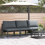 Lauko Baldai 3 Vienetas Antracitas 80 x 80 x 71 cm Plienas