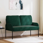 Sofos su pagalve 110cm Tamsiai žalia fanera