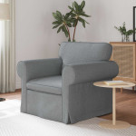 Sofa Šviesiai pilka 95 x 82 x 80 cm audinys