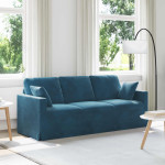 Sofa Mėlyna 198 x 78 x 80 cm Aksomas