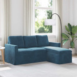 Sofa Mėlyna 178 x 134 x 80 cm Aksomas