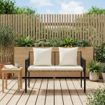 Lauko suoleliai 2 -vietis 116 x 56 x 75 cm poliratanas