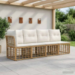 4 sėdimų vietų sodo sofa su kaire ranka 4 vnt. 4-Vietų skaičius