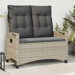 Sodo suolas su pagalve 105 x 60 x 112 cm plienas
