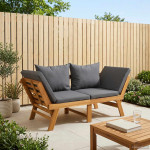 3-in-1 Sodo suolas su pagalvėlėmis 162 x 72 x 65 cm