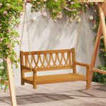 Sodo sūpynė su suoleliu 2 -Seater 110 x 56 x 58 cm Natūrali