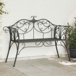 Sodo suolas 2 -vietis 131 x 47,5 x 90 cm Plienas