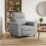 Sofa Šviesiai pilka 95 x 90 x 95 cm Audinys