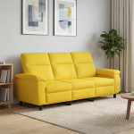 Sofa Šviesi geltona 214 x 90 x 95 cm Audinys