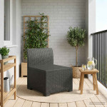 1- vietis Sodas Sofas Ratanas PP Antracito 55 x 62 x 70,5 cm