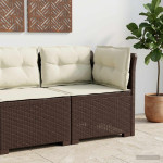 1-vietė sodo sofa su pagalvėlėmis, Rattan išvaizda PP Ruda