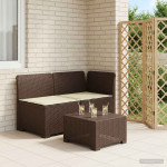 2-vietė sodo sofa su pagalvėlėmis, Rattan išvaizda 2 vietos PP