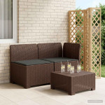 2-vietė sodo sofa su pagalvėlėmis, Rattan išvaizda 2 vietos PP