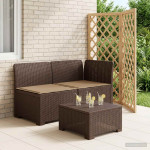 2-vietė sodo sofa su pagalvėlėmis, Rattan išvaizda 2 vietos PP