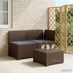 2-vietė sodo sofa su pagalvėlėmis, Rattan išvaizda 2 vietos PP