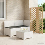 2-vietė sodo sofa su pagalvėlėmis, Rattan išvaizda 2 vietos PP