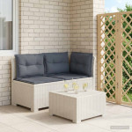 2-vietė sodo sofa su pagalvėlėmis, Rattan išvaizda 2 vietos PP