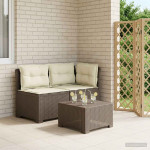 2-vietė sodo sofa su pagalvėlėmis, Rattan išvaizda 2 vietos PP