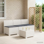 3-vietė sodo sofa su pagalvėlėmis, Rattan išvaizda 3 vietos PP