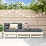 Sekcija sofa vienetai 3 vietos Solid pine wood Balta pušis