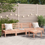 Corner Sofa 4 vnt. Solid Douglas Fir wood Natural Douglas
