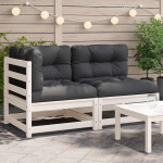 Patio Sofa White Pine