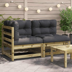 Patio Sofa Natural Impregnated